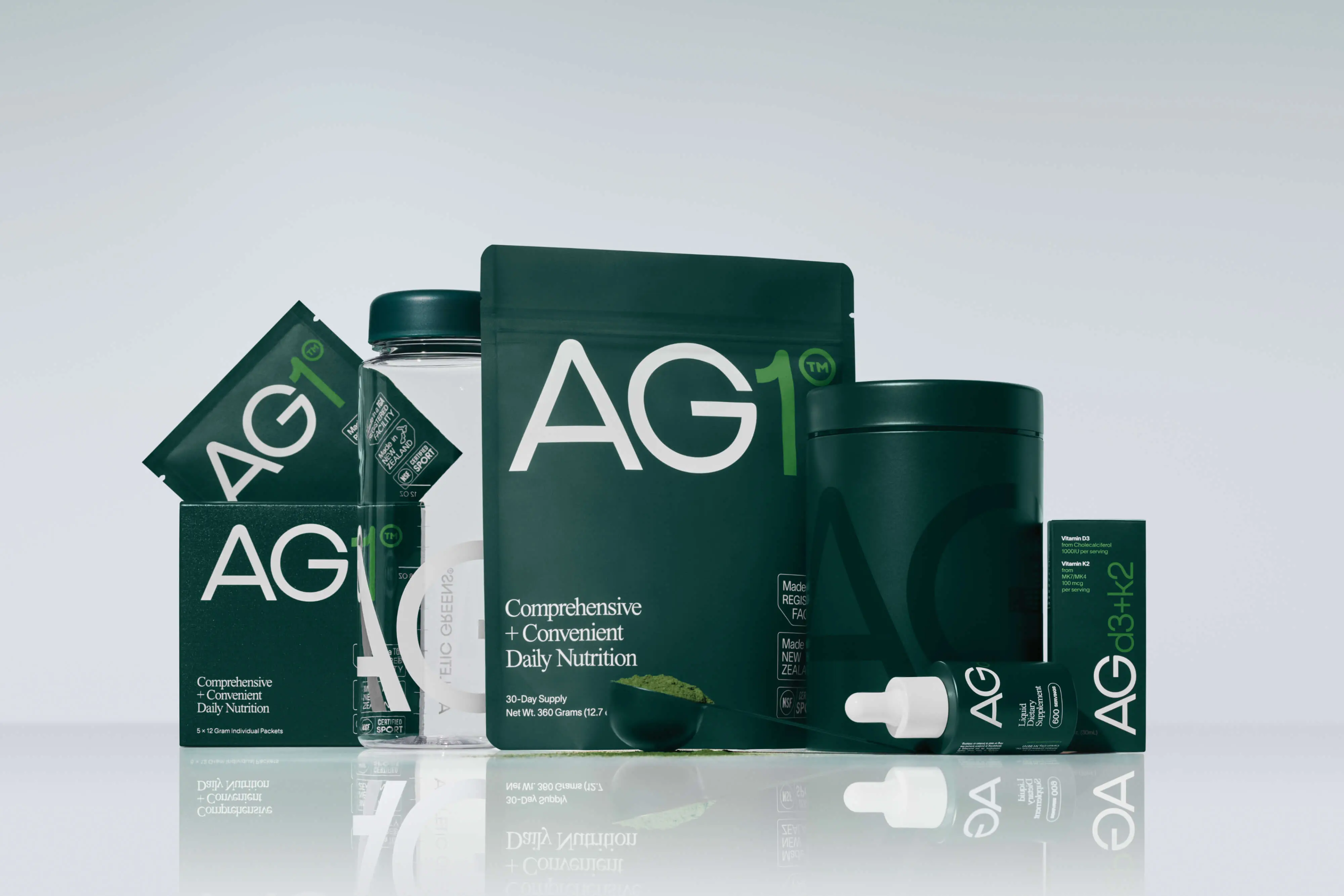 AG1 Brand Identity & Packaging